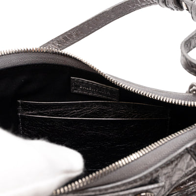 Le Cagole Mini Silver Leather