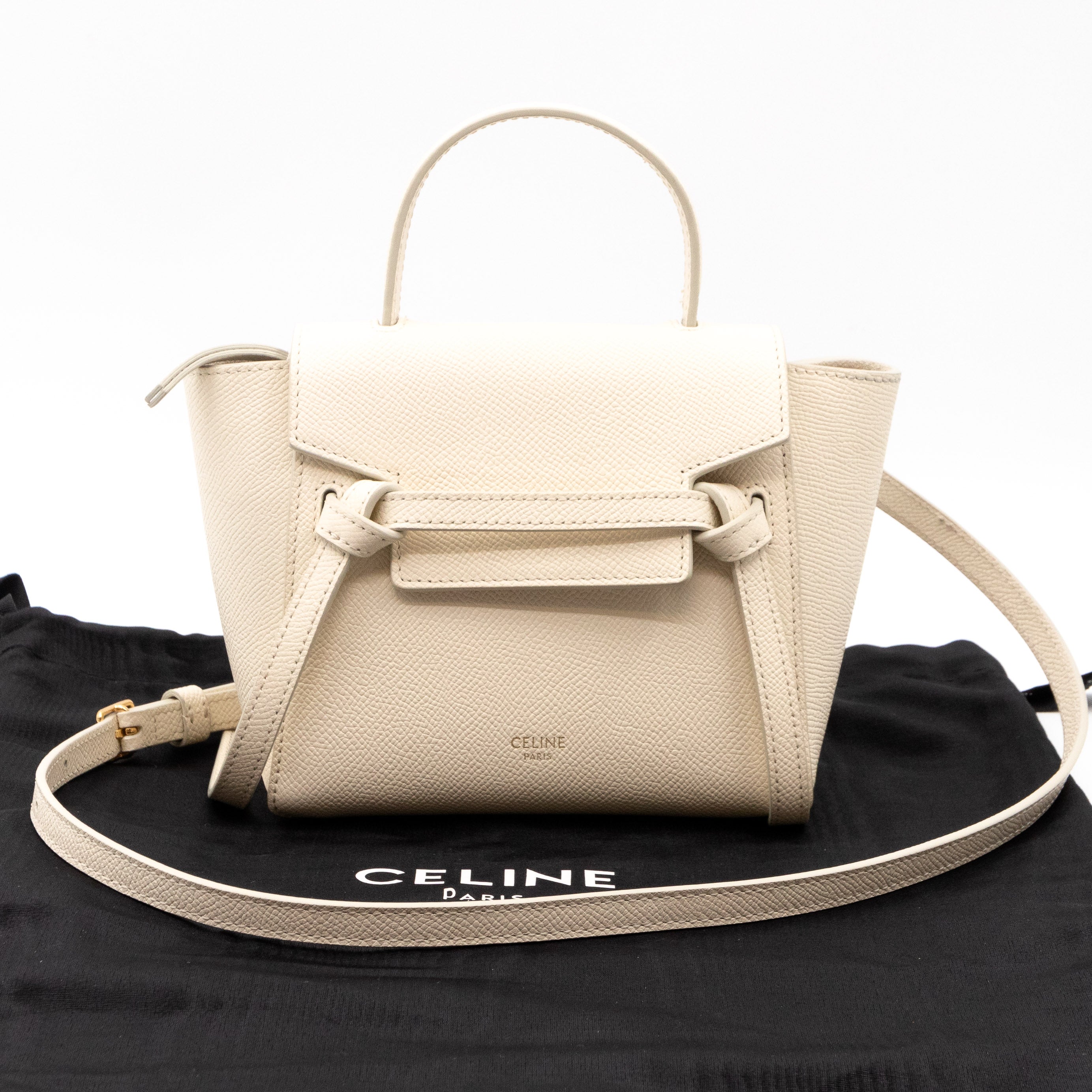 Pico Belt Bag Ecru Leather