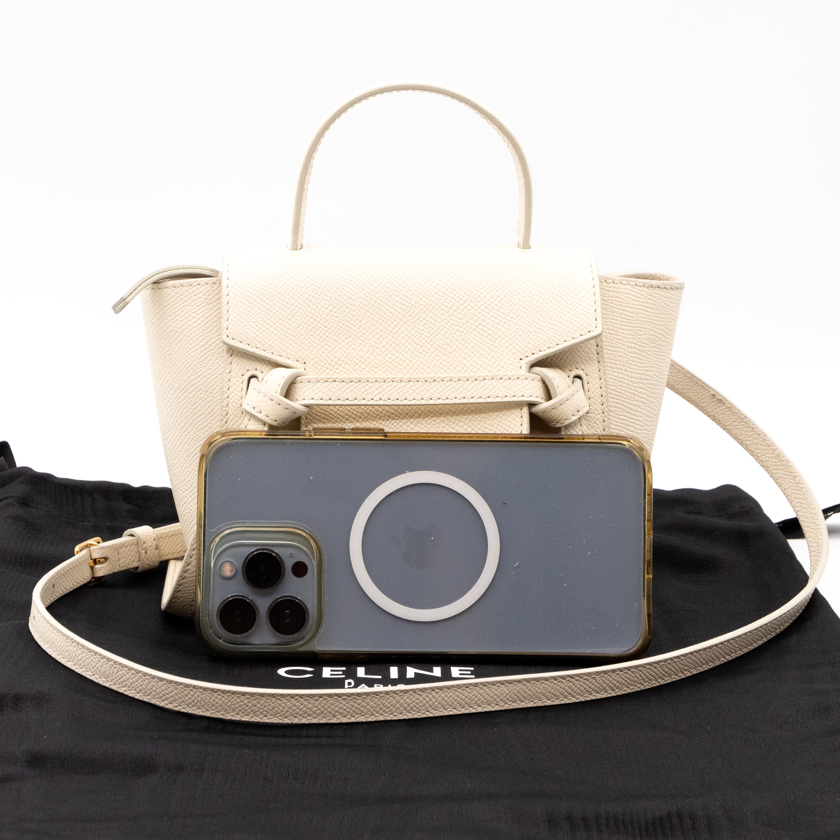 Pico Belt Bag Ecru Leather