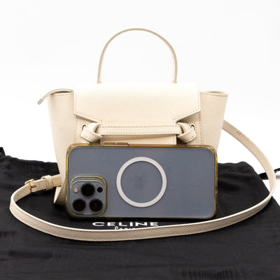 Pico Belt Bag Ecru Leather