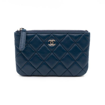 Classic Mini O Case Navy Blue Leather