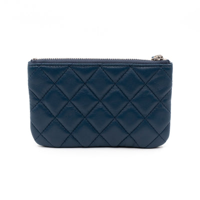 Classic Mini O Case Navy Blue Leather