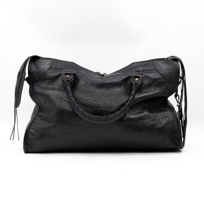City Classic Studs Black Leather