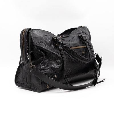 City Classic Studs Black Leather