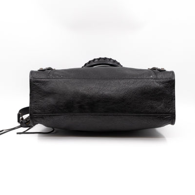 City Classic Studs Black Leather
