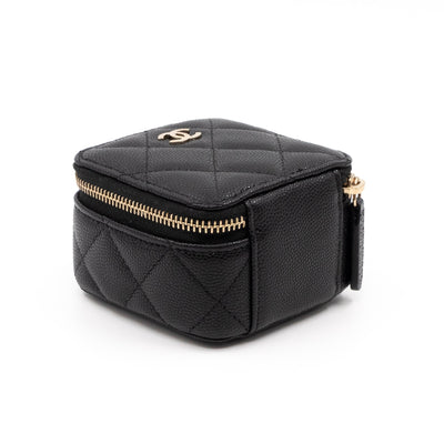 Classic Travel Jewelry Case Black Caviar