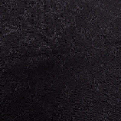 Monogram Shawl Black