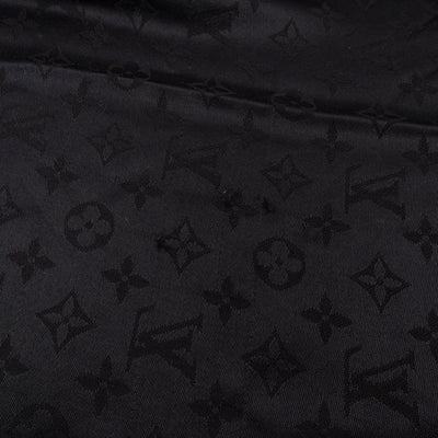 Monogram Shawl Black