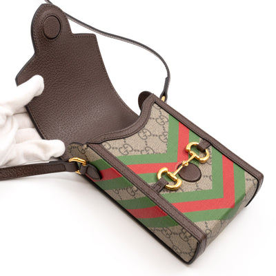 Horsebit 1955 Mini Bag GG Supreme Geometric Print