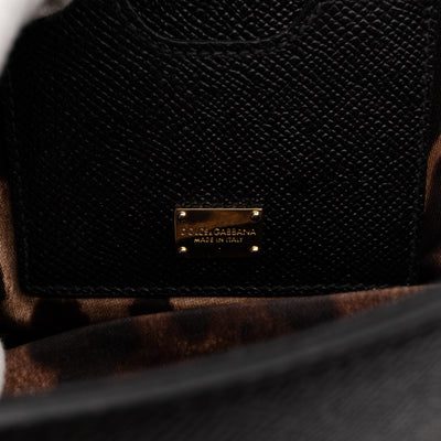 Sicily Medium Dauphine Leather Black