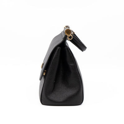Sicily Medium Dauphine Leather Black