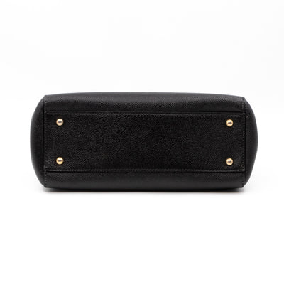 Sicily Medium Dauphine Leather Black