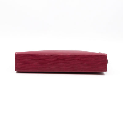 Toiletry Pouch 26 Epi Leather Fuchsia