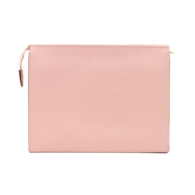 Toiletry Pouch 26 Epi Leather Rose Ballerine