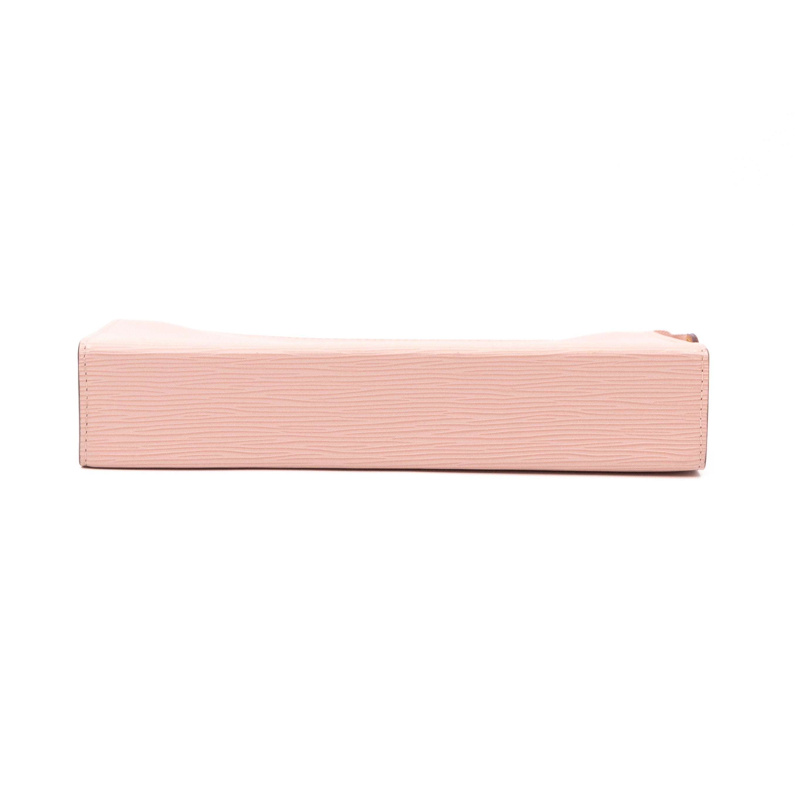 Toiletry Pouch 26 Epi Leather Rose Ballerine