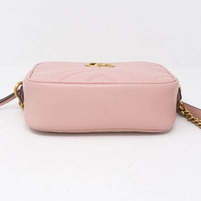 GG Marmont Matelassé Mini Pink