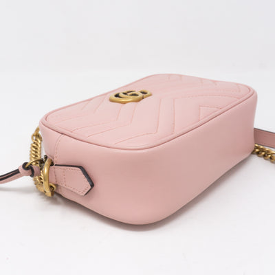 GG Marmont Matelassé Mini Pink