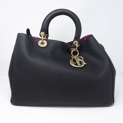 Diorissimo Black Fuchsia Leather