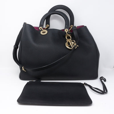 Diorissimo Black Fuchsia Leather