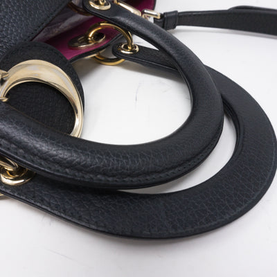 Diorissimo Black Fuchsia Leather