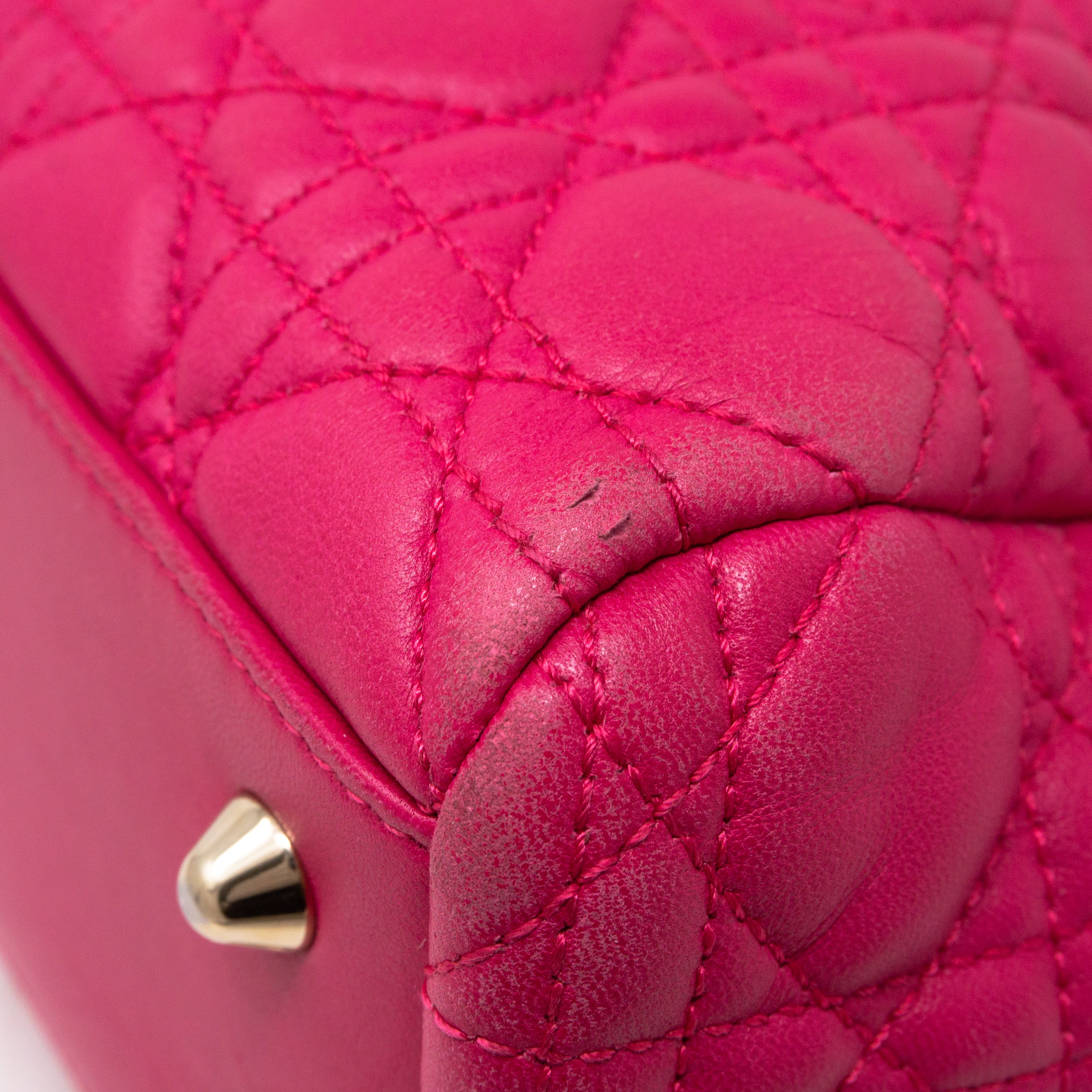 Small Soft Shopping Tote Pink