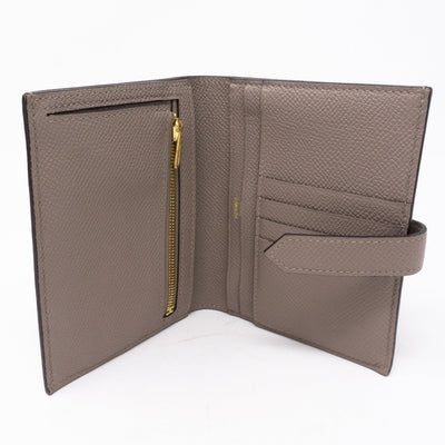 Bearn Compact Wallet Etain Leather