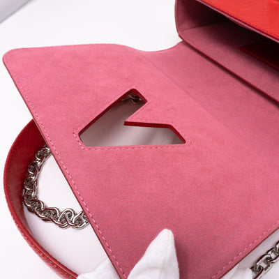 Twist MM Epi Leather Coquelicot Red