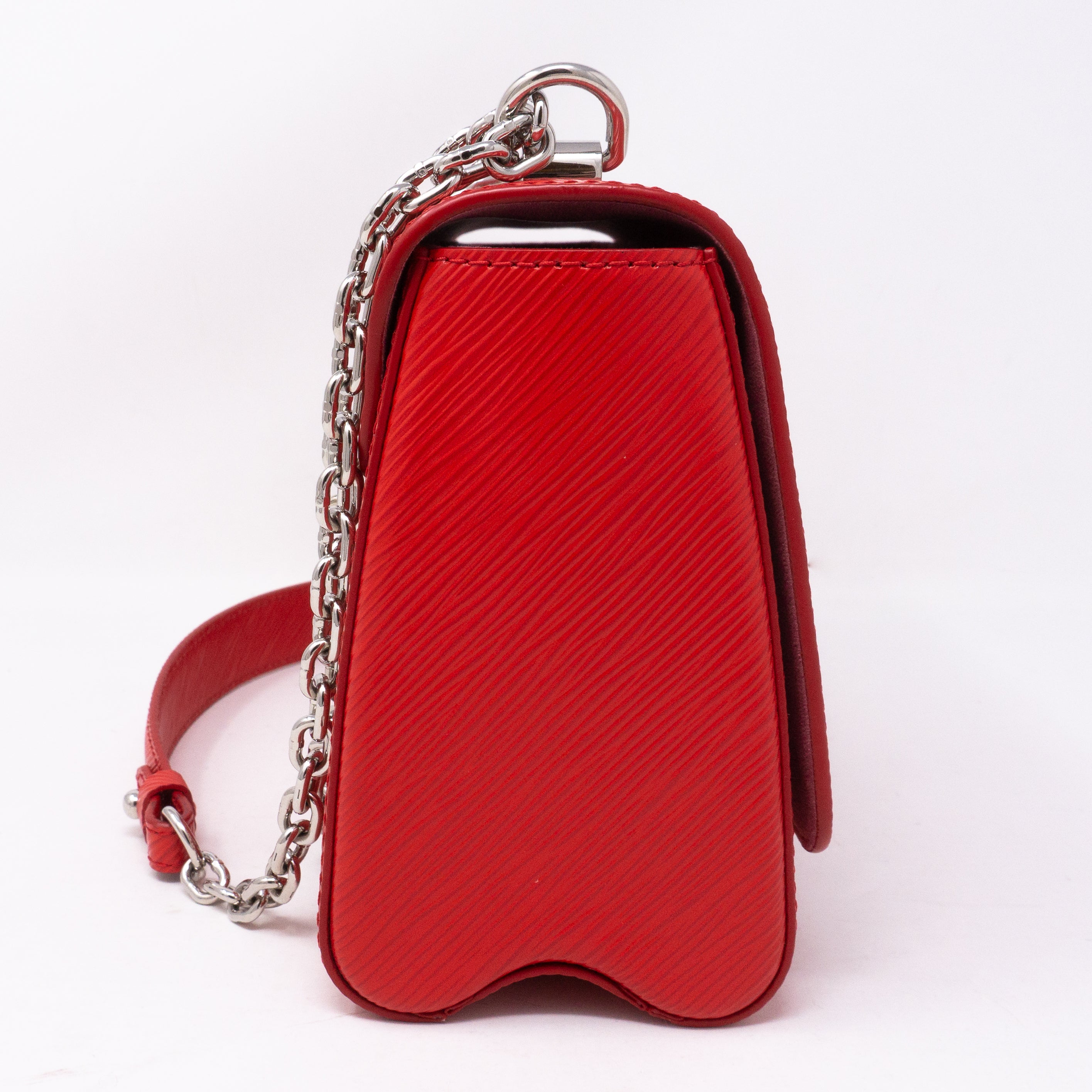 Twist MM Epi Leather Coquelicot Red