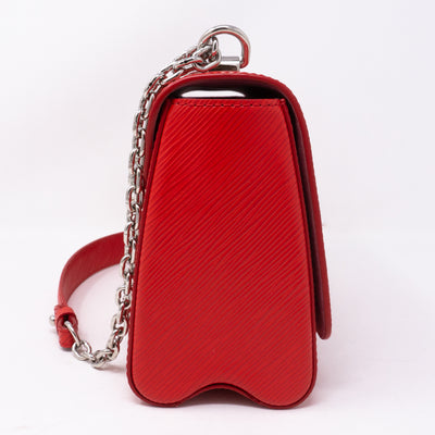 Twist MM Epi Leather Coquelicot Red