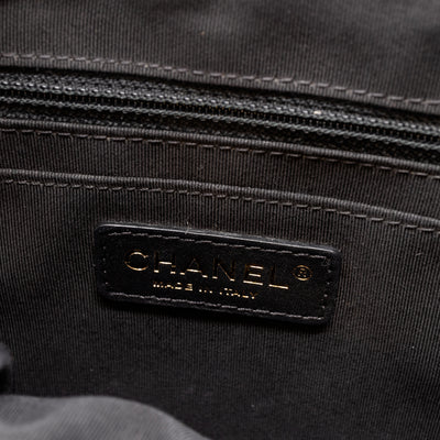 Urban Spirit Backpack Black Quilted Leather