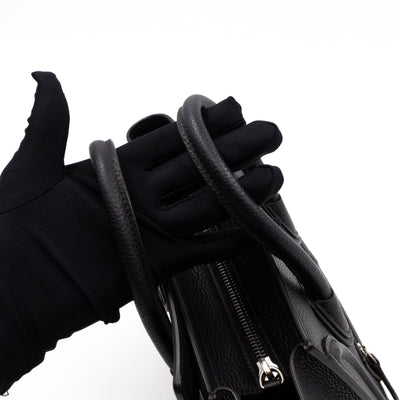 Nano Luggage Black Leather