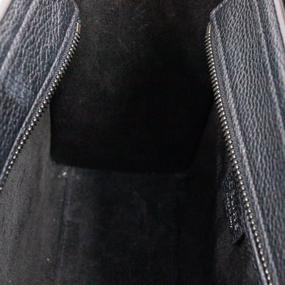 Nano Luggage Black Leather