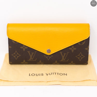 Long Marie-Lou Wallet Yellow Epi Leather