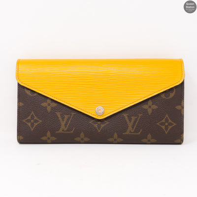 Long Marie-Lou Wallet Yellow Epi Leather