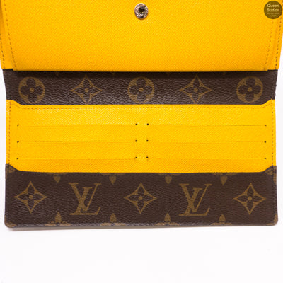 Long Marie-Lou Wallet Yellow Epi Leather