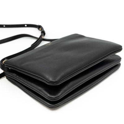 Trio Bag Black Leather