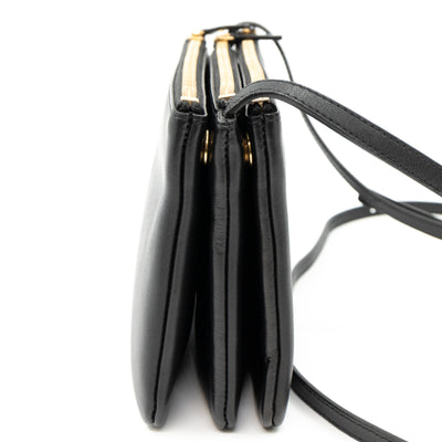 Trio Bag Black Leather