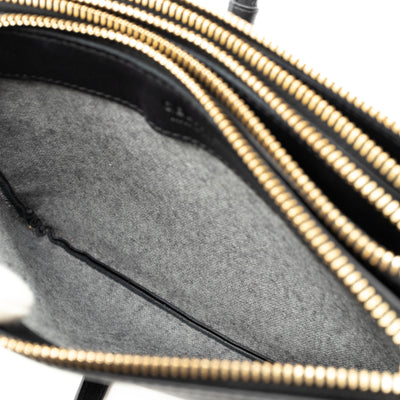 Trio Bag Black Leather